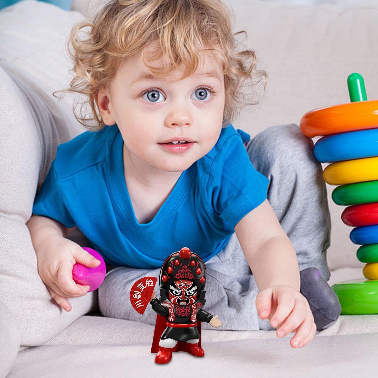 Amazon.co.jp: 顔が変わる人形 - 5つのインタラクティブな顔を持つ四川