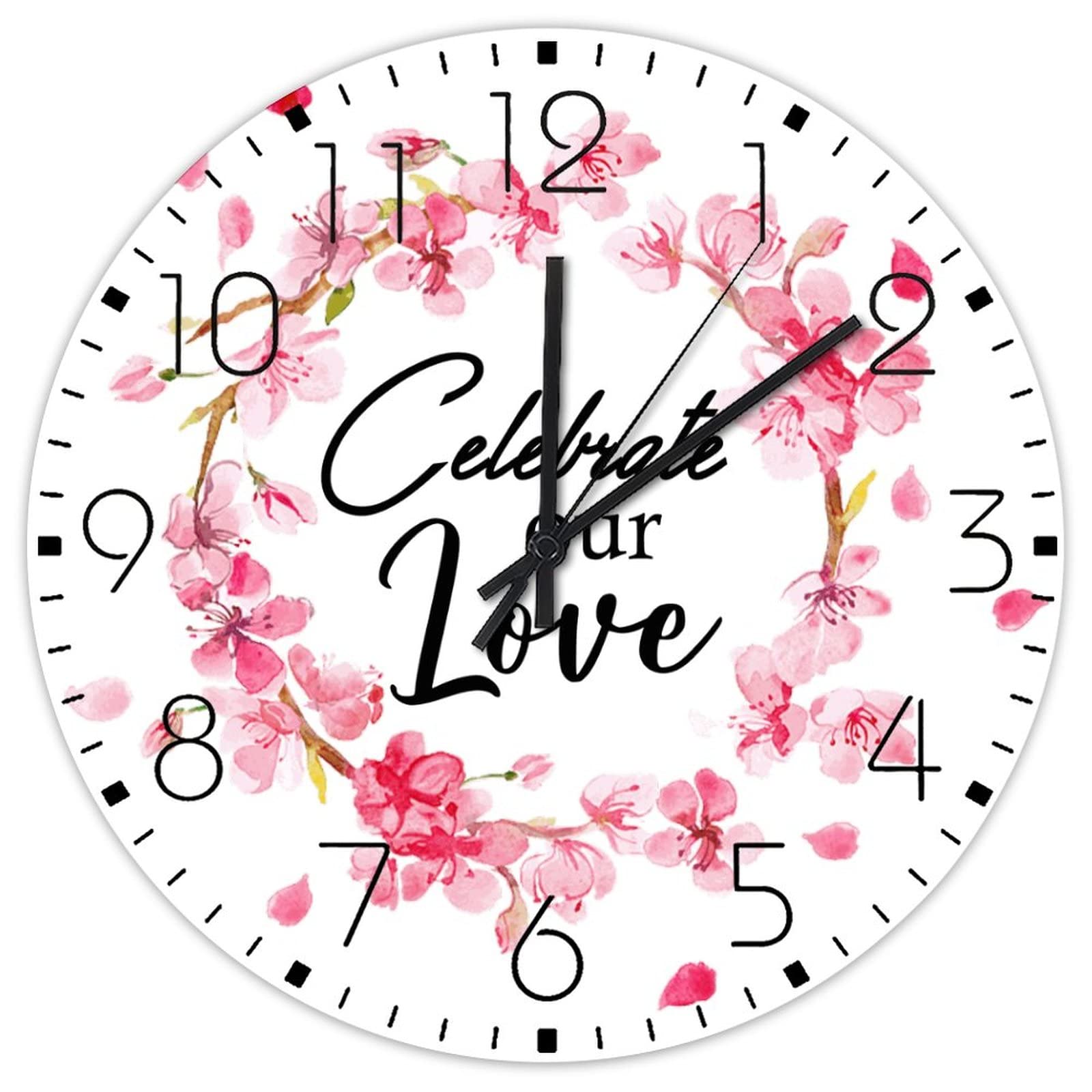 Horloges murales en bois pour célébrer notre amour en douceur