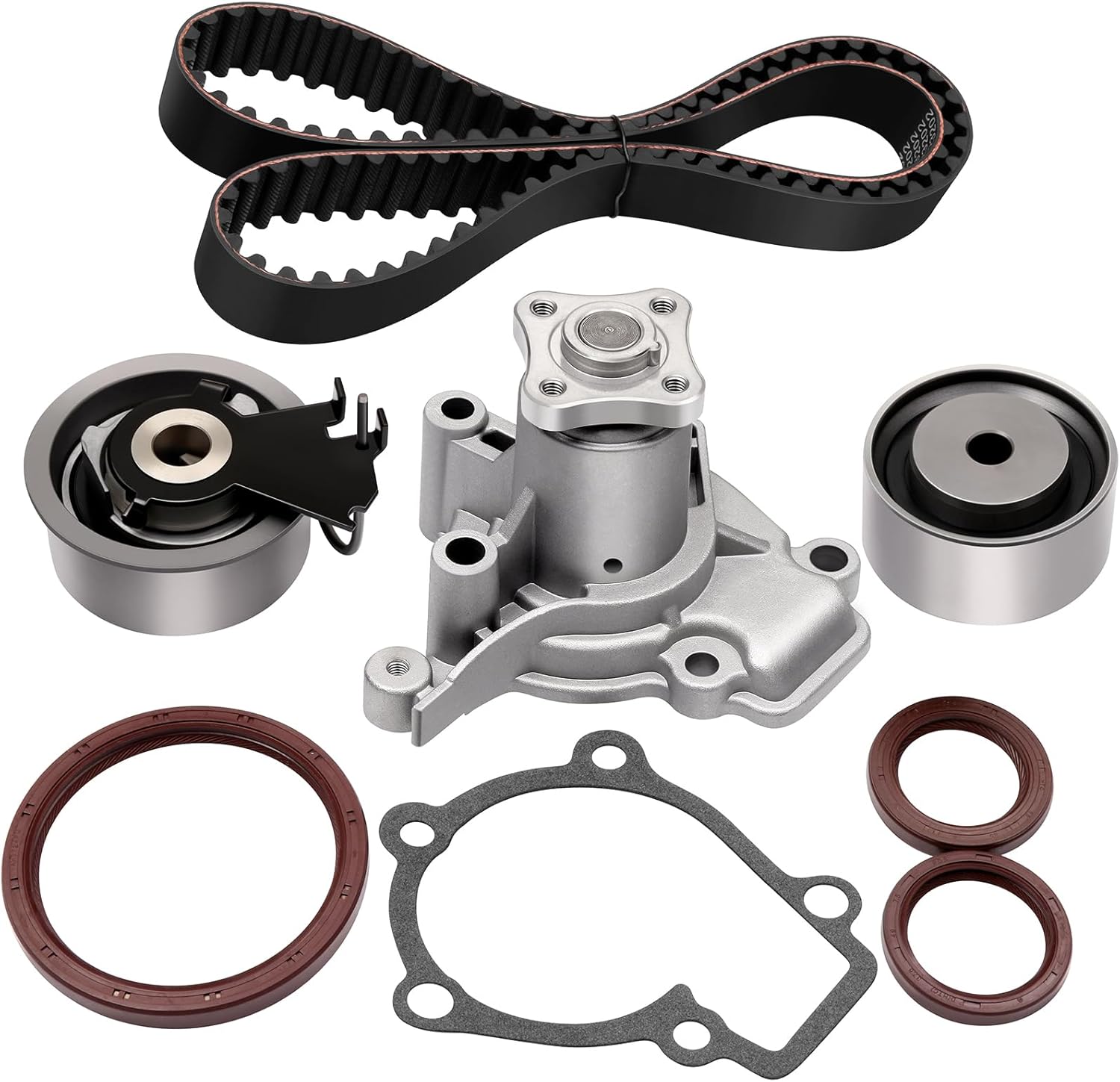 ECCPP Timing Belt Kit with Water Pump Compatible For Hyundai For Elantra Tiburon Tucson For Spectra Soul Spectra Spectra5 2006-2009 For Spectra For Sportage A026WP TS26284A WP9137