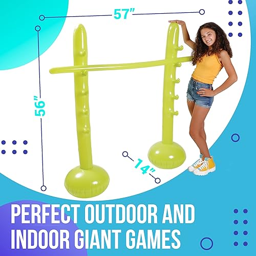 Miniatura 4 de Juego de limbo inflable para niños y adultos, juego de limbo para adultos, juguetes inflables para niños pequeños para juegos de fiesta en