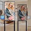 32 Inch Digital Signage Kiosk FHD 1080P G+G Capacitive Touchscreen Advertising Display 700 nits High Brightness Digital Menu Board for Restaurants/Stores