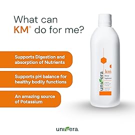 Univera km, Liquid Potassium Supports, 32 fl oz (1PK), Body\'s pH Blood Balance, Original Karl Jurak fomula, Earthy Taste (30-Day Supply)