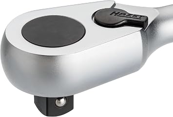 Hazet HiPer Feinzahn-Umschaltknarre 863HP 63 mm (1/4 Zoll) Vierkantabtrieb kleiner Betätigungswinkel (4 Grad) Extrem leistungsstark ermöglicht Einsatz in engsten Bauräumen 863HP Hiper Feinzahn-Umschaltknarre