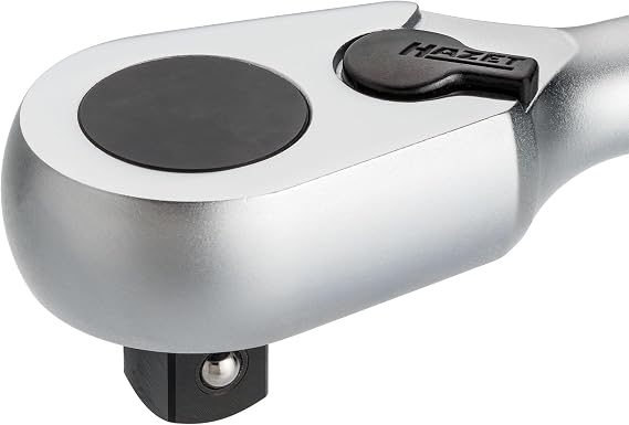 Hazet HiPer Feinzahn-Umschaltknarre 863HP 63 mm (1/4 Zoll) Vierkantabtrieb kleiner Betätigungswinkel (4 Grad) Extrem leistungsstark ermöglicht Einsatz in engsten Bauräumen 863HP Hiper Feinzahn-Umschaltknarre