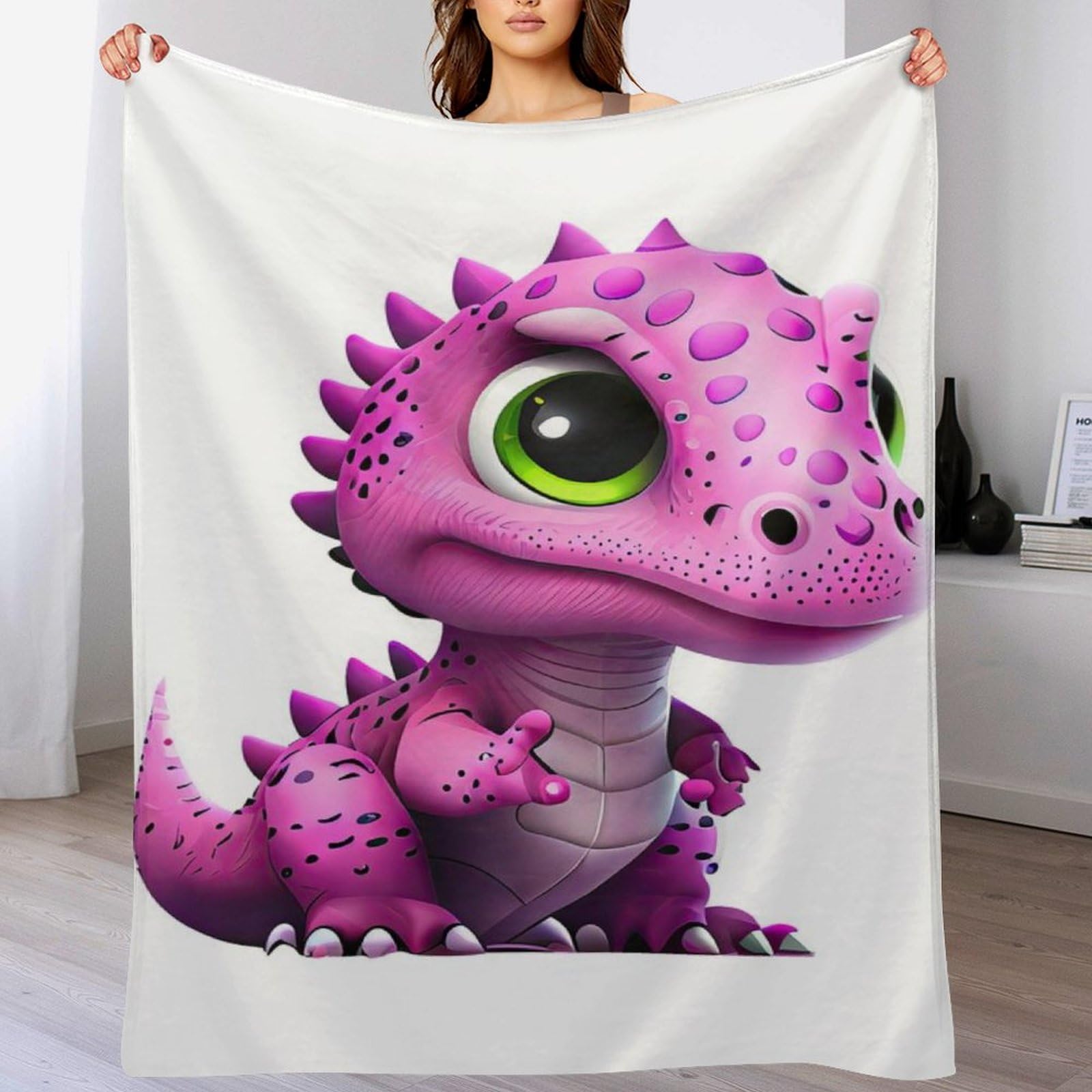 Couverture polaire dinosaure pour des soirees cocooning reussies sur le canape