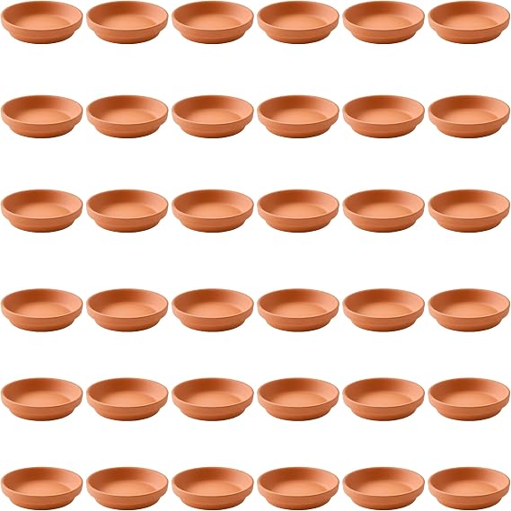 Ashland 4 Clay Saucer, 36 Pack