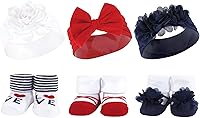 Vista 84 de Hudson Baby Conjunto de regalo de diadema y calcetines para niña