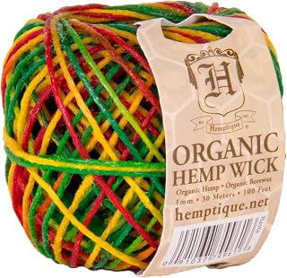 #20 BEESWAXED Hemp Wick Ball 200FT