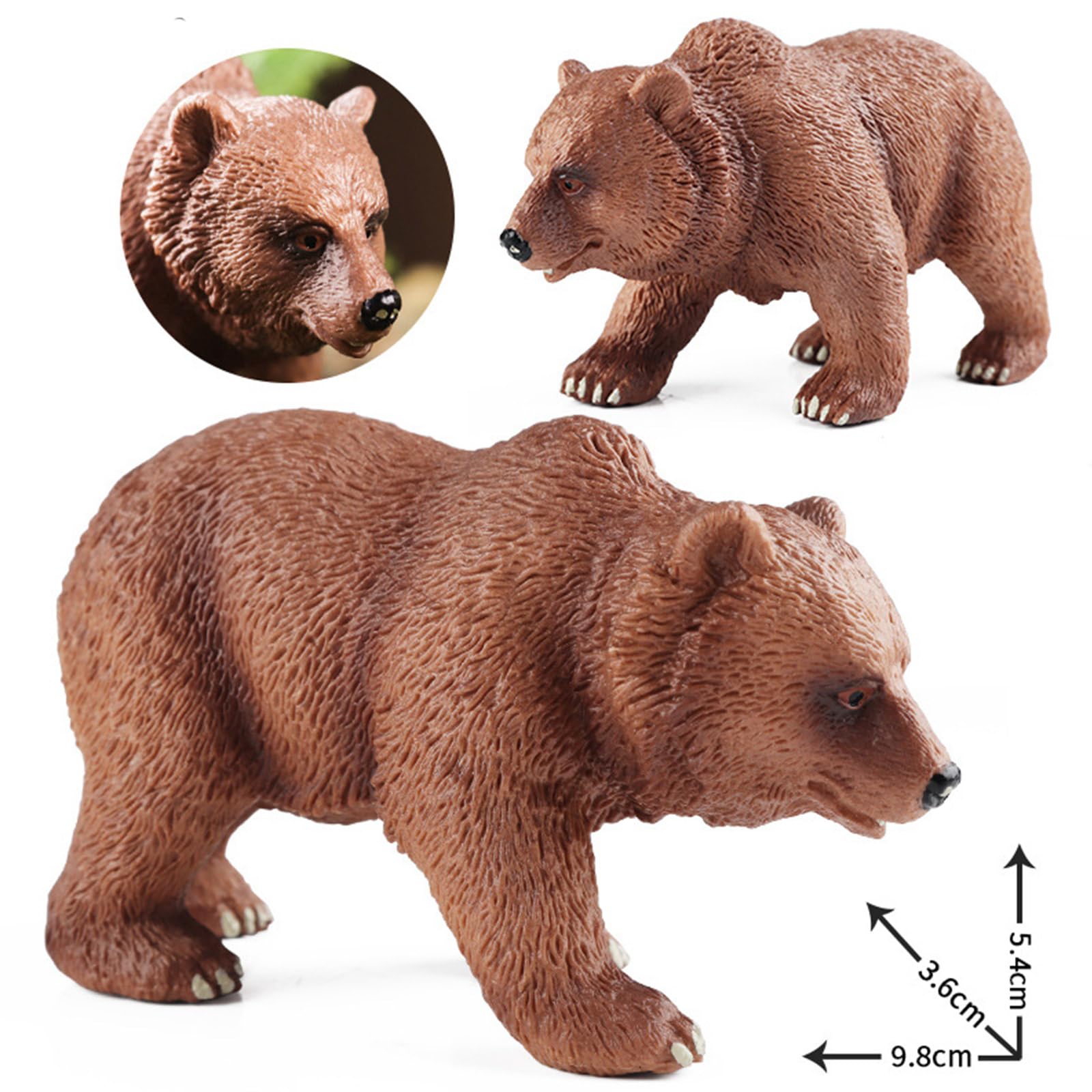 Amazon.co.jp: ライフ ライク ヒグマ PVC モデル フィギュア 野生生物