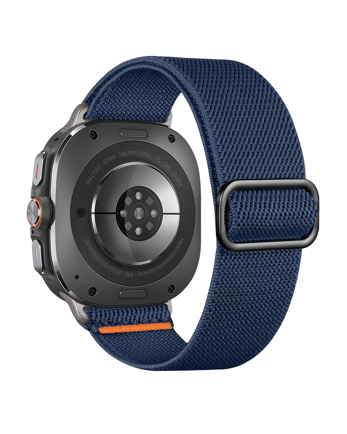 Nylon Band Compatible with Samsung Galaxy Watch Ultra Bands, Stretchy Braided Solo Loop Sport Strap for Samsung Galaxy Watch 7 Ultra 47mm 2024 Men Women