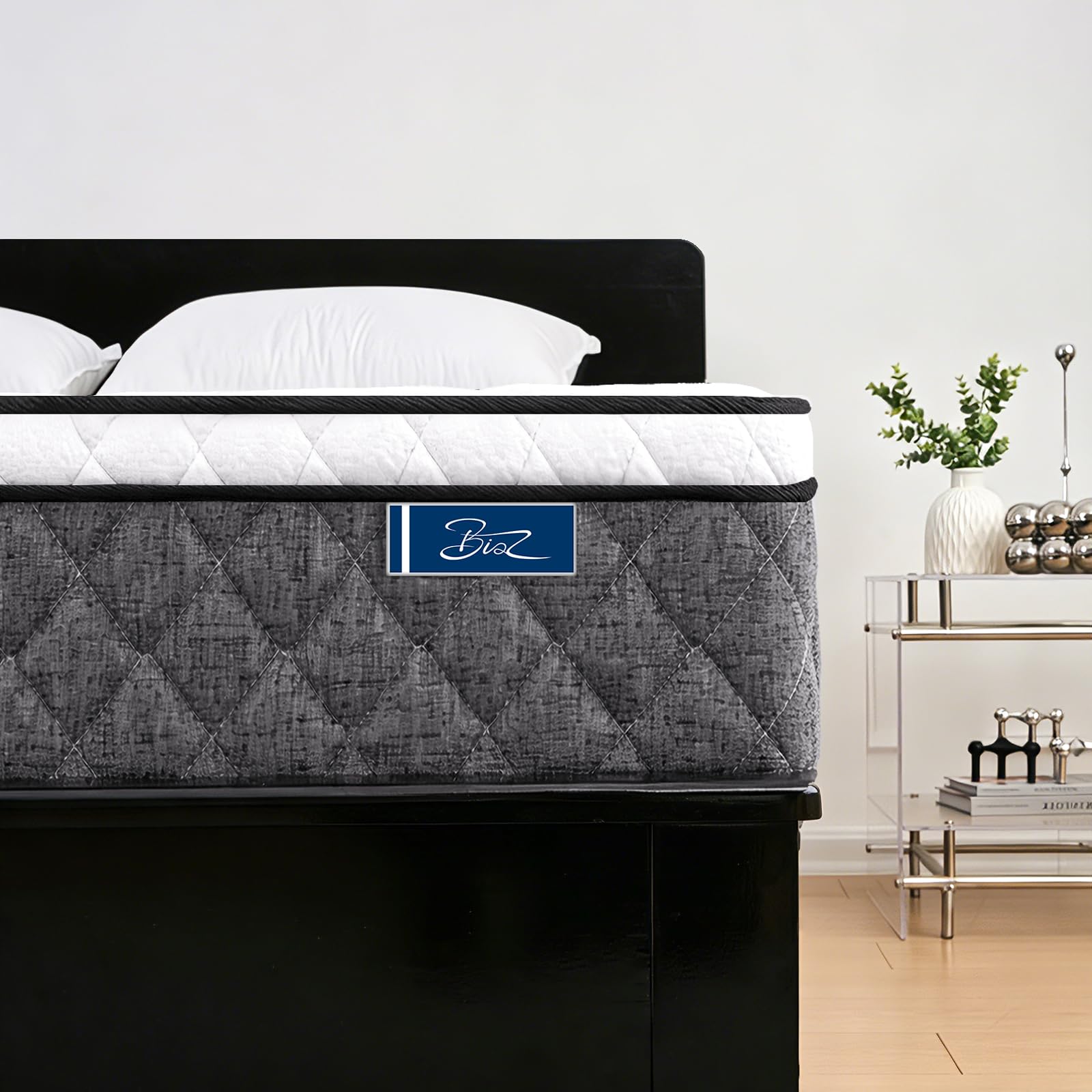 Amazon.com: Bixazx Queen Mattress, 12 Inch Cooling Hybrid Queen