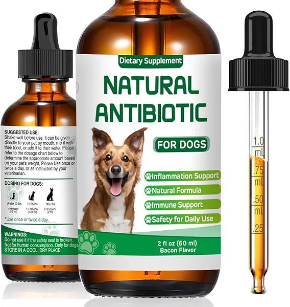 Antibiotics for Dogs,Natural Antibiotics for Dogs,Dog Antibiotic,Pet Antibiotic, Dog Multivitamin, Supports Allergy and Itch Relief,Dietary Supplement,Natural Herbal Supplement