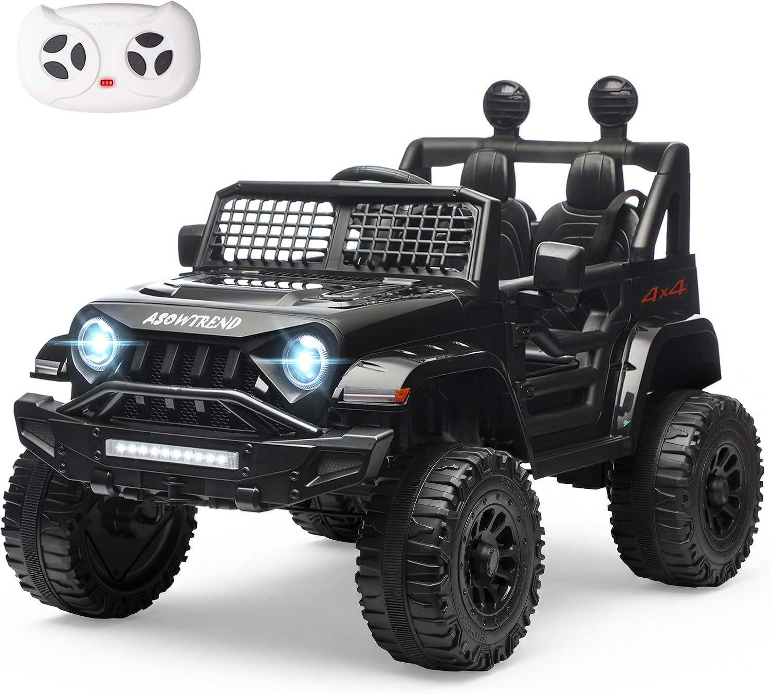 12V Ride On Car, Electric Toddler Car with Parent Remote Control