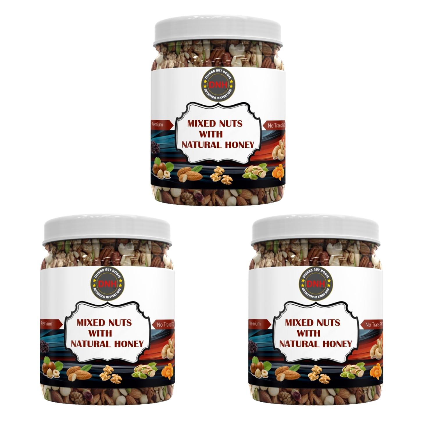 DISHAN NUT HOUSE Mixed Dry Fruits Panchmeva | Trail Mix | Premium Dry Fruits with Cashews,Almonds,Raisins etc| Dry Fruits Mix | Healthy Snacks | Festive Snacking (200 gram) (Pack of 3)