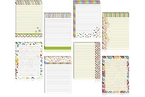 8 Fun & Decorative Pads: Perfect for Keepsakes, Notes & Quick Reminders