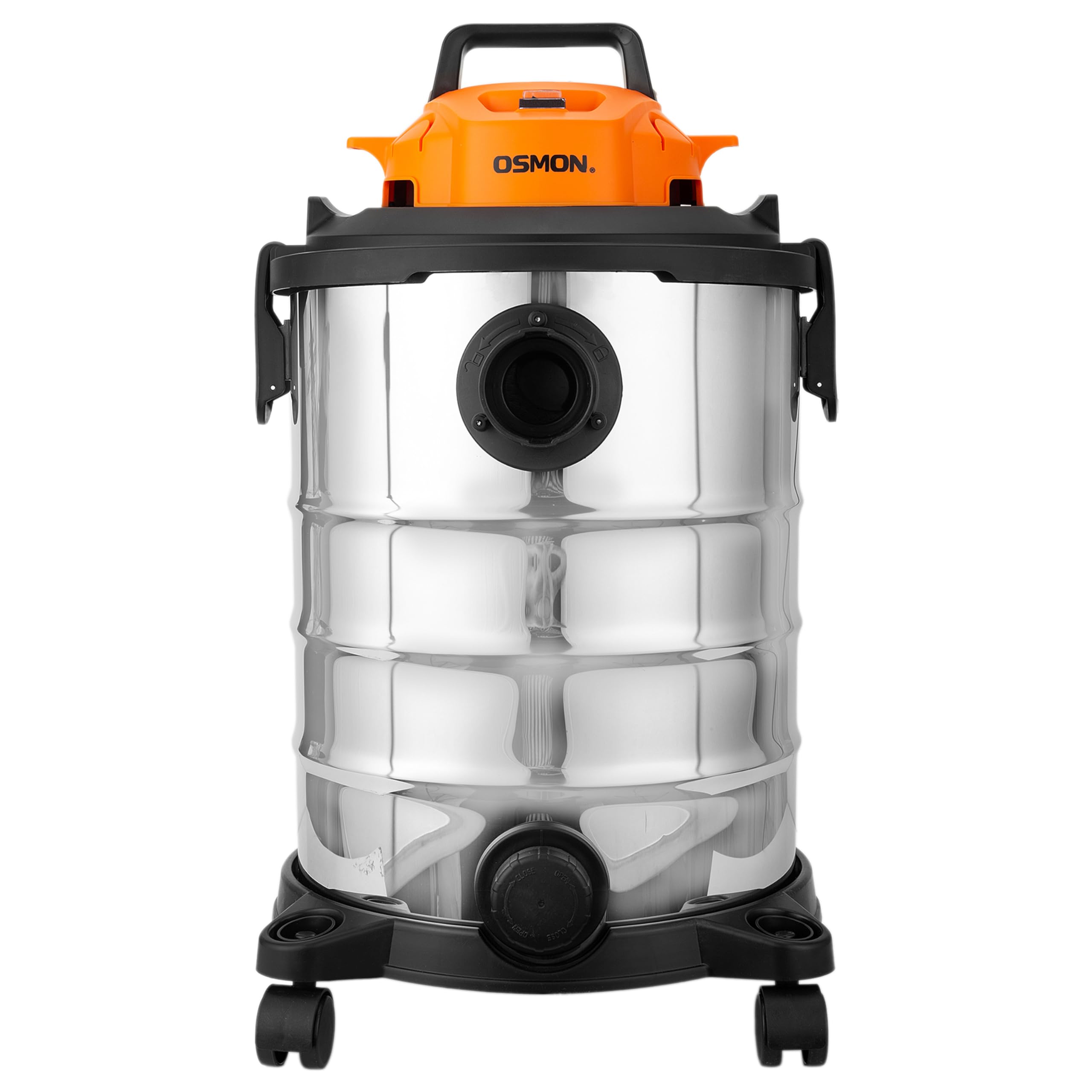OSMON -OS WD21 - Wet and Dry 21 LTR Vacuum Cleaner with Blower and HEPA Filter, 1600W, 100% Copper Motor with Auto Cutoff Function, 22 Kpa (Steel & Black)-picture-18