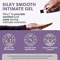 Vista 6 de Ahorra un 10% en la varita pélvica Intimate Rose para aliviar el dolor muscular pélvico y lubricante de terciopelo rosa hidratante vaginal de 8 onzas