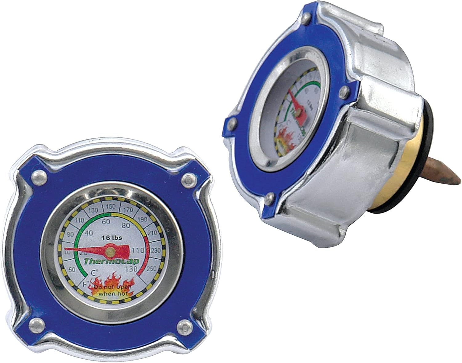 Mr. Gasket 2473B Import ThermoCap 16 PSI-BLUE