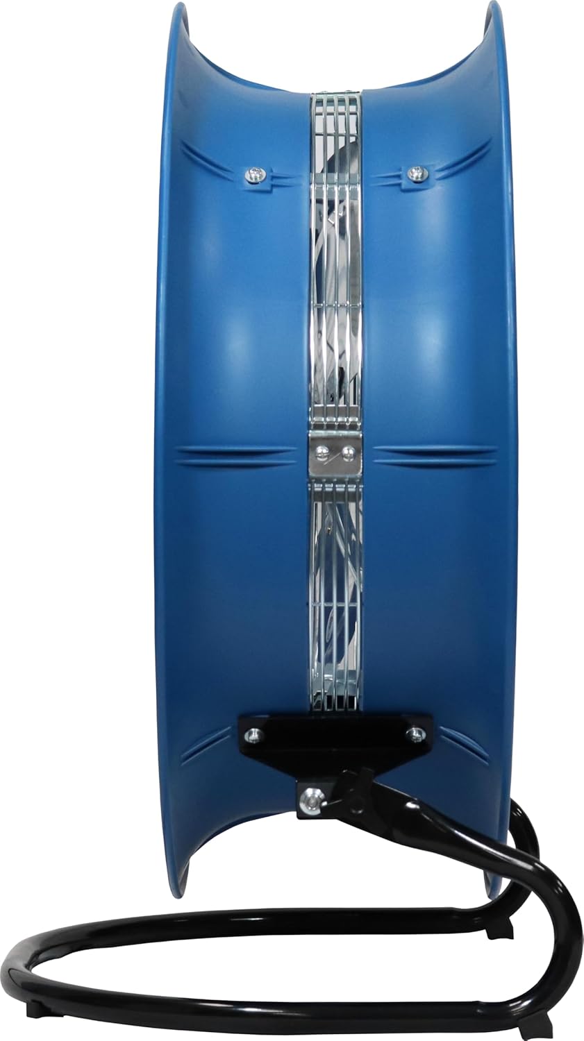 patterson BLUE 2200, 22 inch High-Velocity, Heavy-Duty, Industrial-Grade Floor Fan, 3-Speed and 3-Position Tilt for Commercial and Residential Use