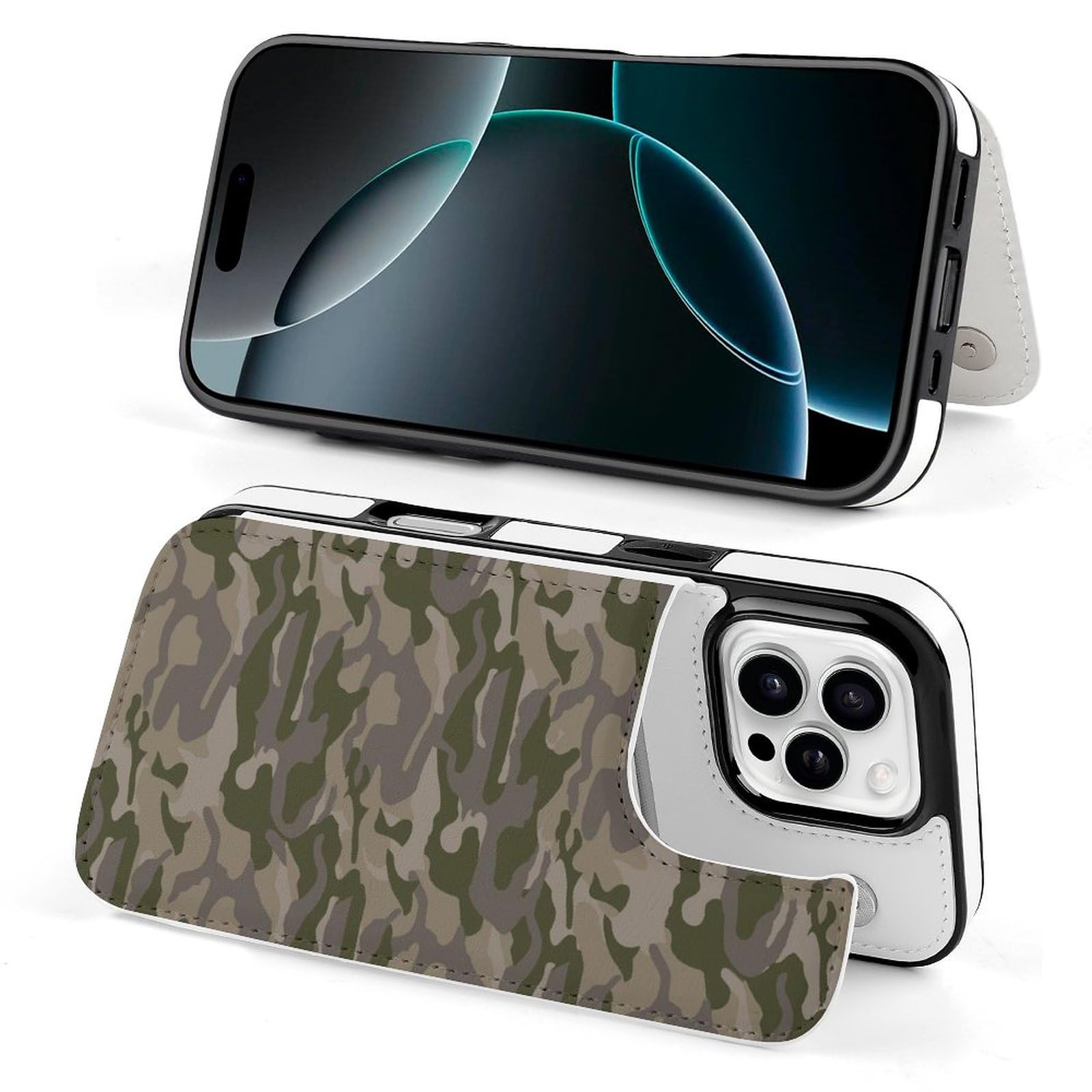 CASETiFYスマホケース　迷彩柄　iPhone16Pro Amazon.co.jp: iPhone16 Pro Max 用 ケース 手帳型 迷彩柄