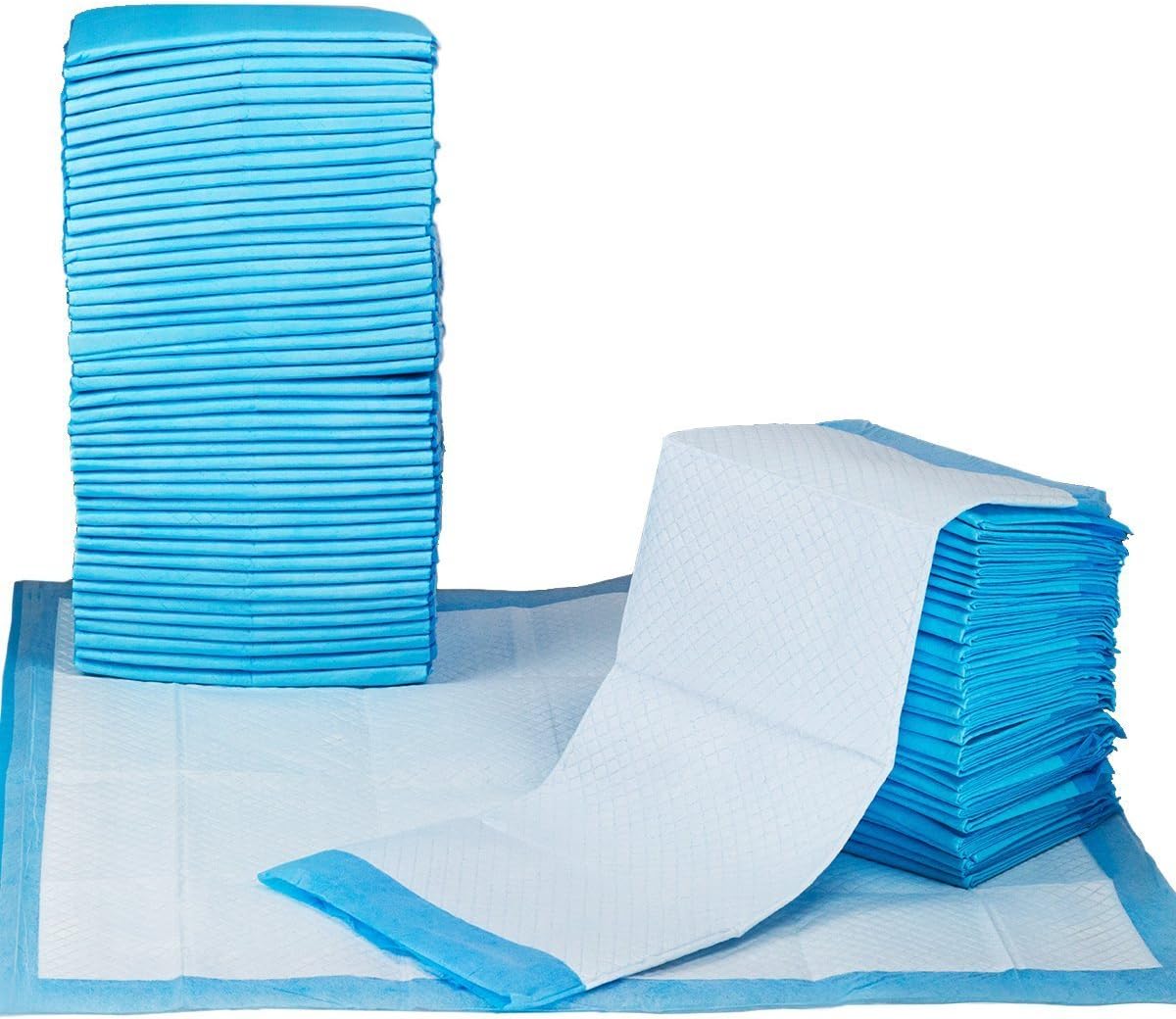 Jzlian Pet Super-Absorbent 24 by 24 Inches Dog Training Pads - 50 Count of Pads