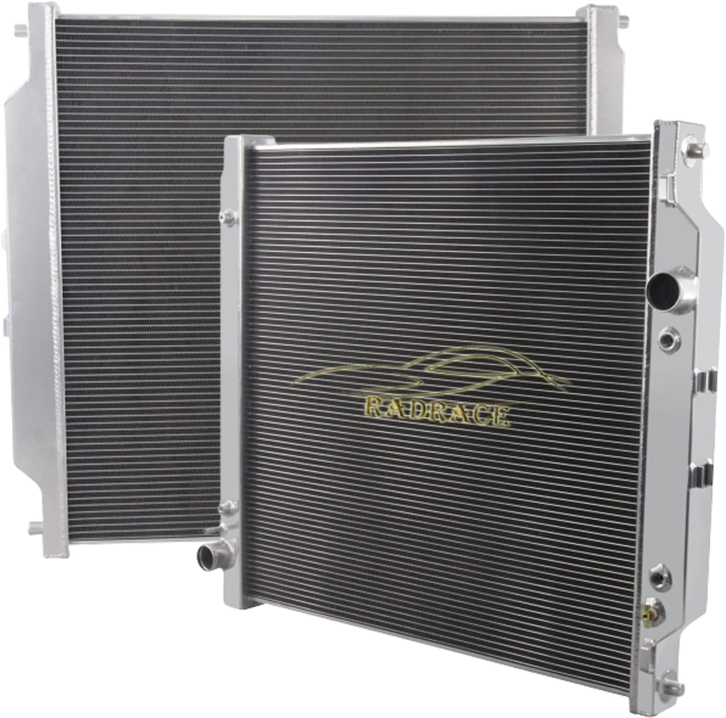 Aluminum Radiator for Ford 2003 2004 2005 2006 2007 F250 F350 F450 Super Duty 6.0L Powerstroke V8 Diesel 03 04 05 06 07 2 Row Radiators