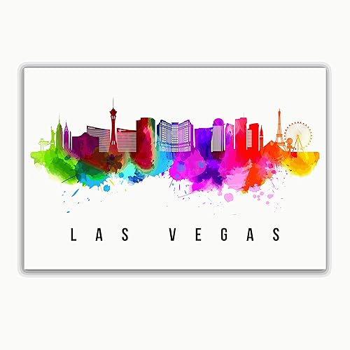 Vista 130 de Póster de Atlantic City Skyline New Jersey, pintura de paisaje urbano de Atlantic City, póster de Atlantic City New Jersey, impresión de paisaje