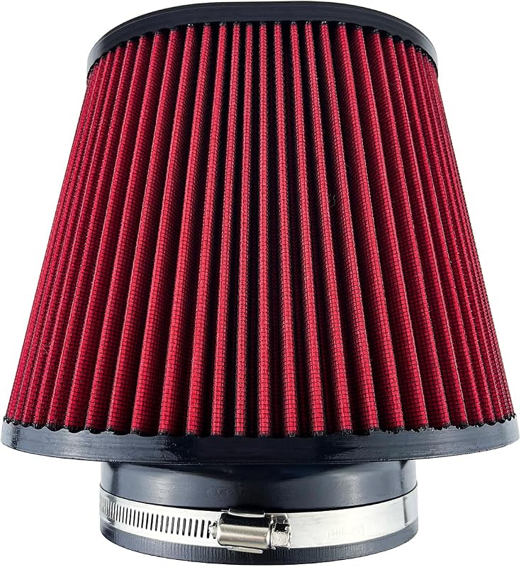 Filtro de ar cônico para admissão de ar frio LOYALGLORY 24-91064, entrada de 12,7 cm – 1 unidade