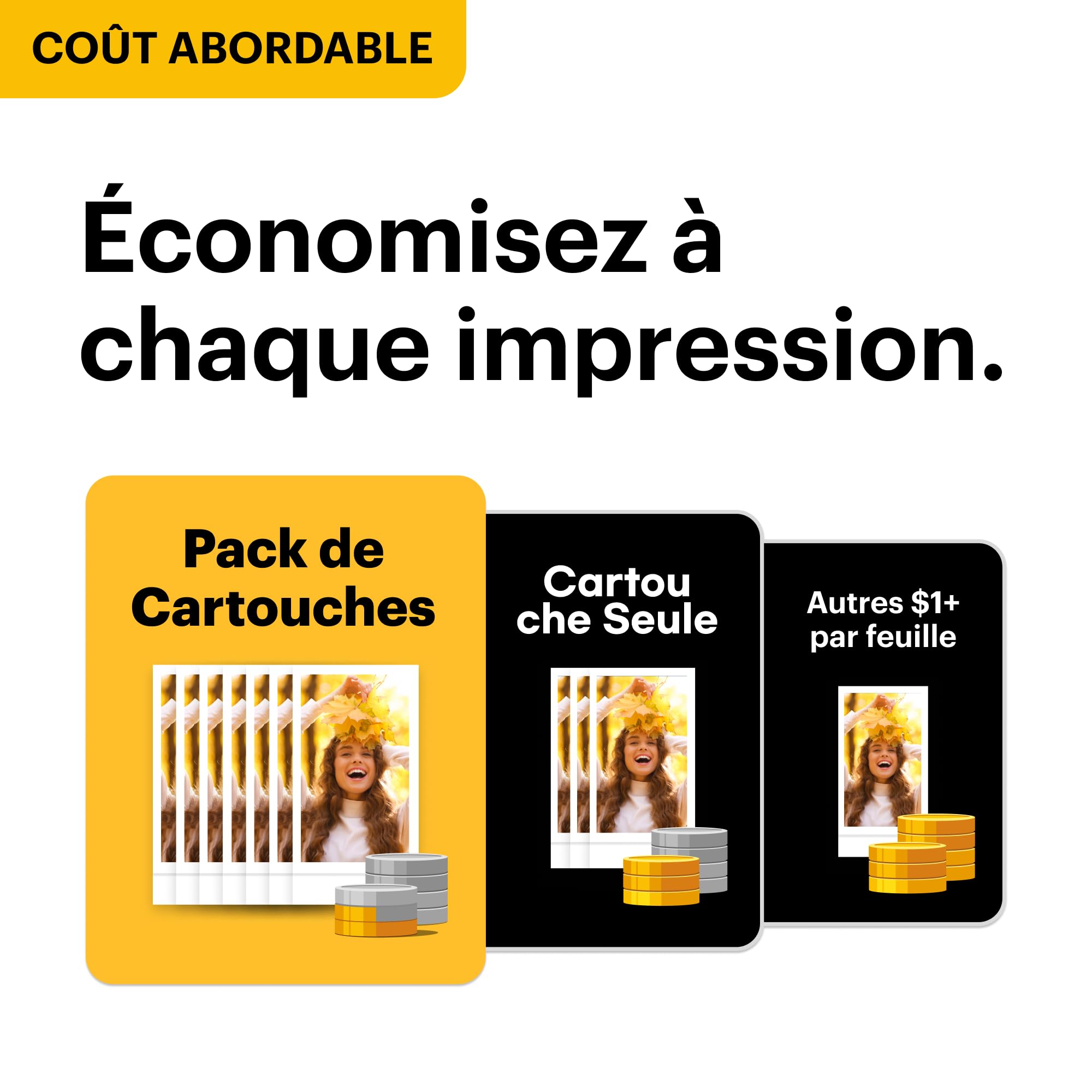 KODAK Mini Shot 2 Era 4PASS 2-in-1 Appareil Photo Instantané et Imprimante Photo Portable (5,3x8,6cm) (Appareil Photo + Paquet avec 38 Feuilles, Noir)