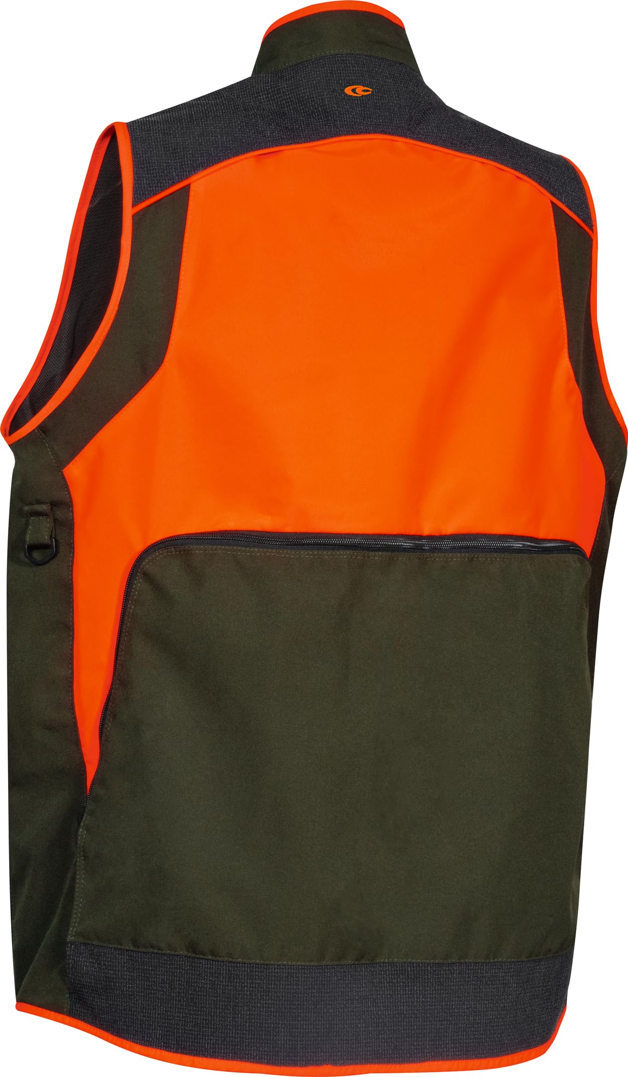 COFRA Wulfen (04 barro/negro/naranja) talla XL chaleco cortavientos impermeable caza pesca agricultura de tela antiabrasión con bolsillos y cartucho