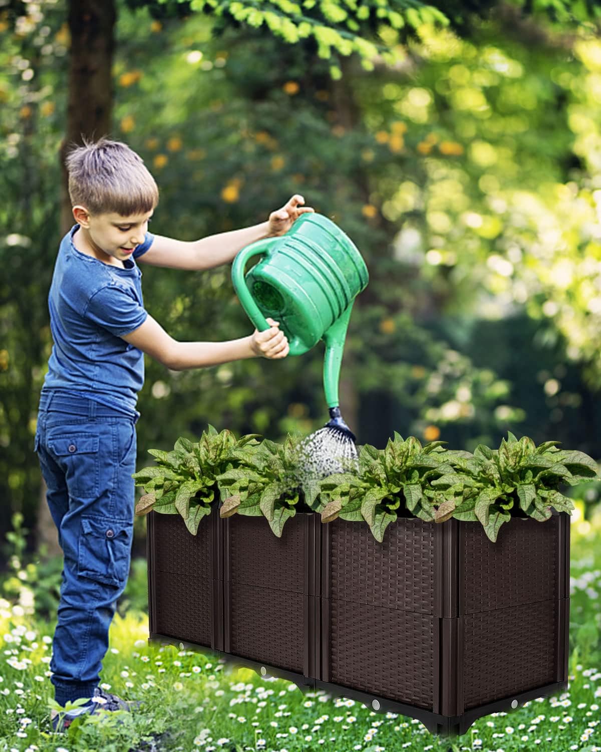 Buy Raised Garden Bed Large Planter Box No Legs for Outdoor Plants