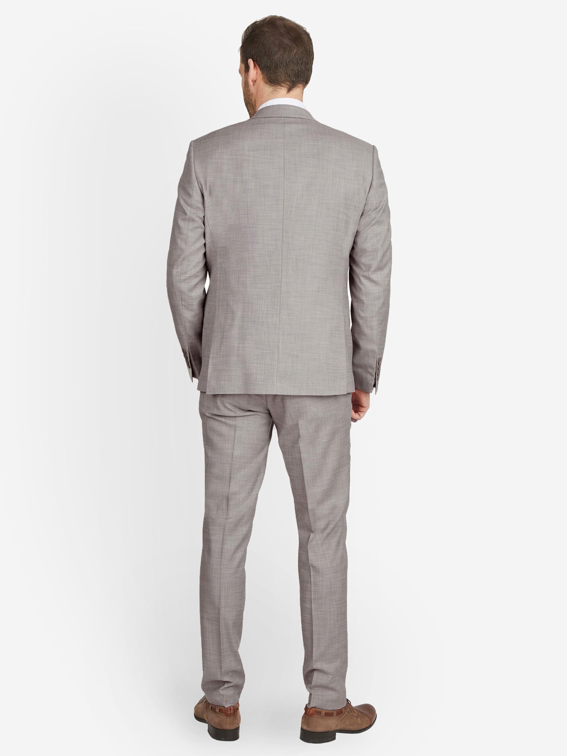 Steffen Klein Herren Anzug - Dreiteiler - Slim Fit - Business Anzug mit Weste - Elastischer Komfort