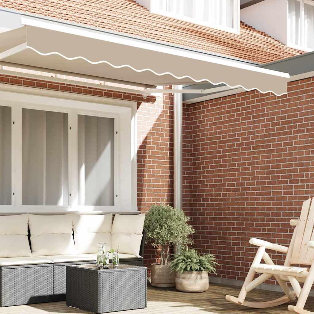 Leasha Lambrequin pour Store Banne, Lambrequin Seul pour Store Banne Beige 2,8x0,2 m Polyester