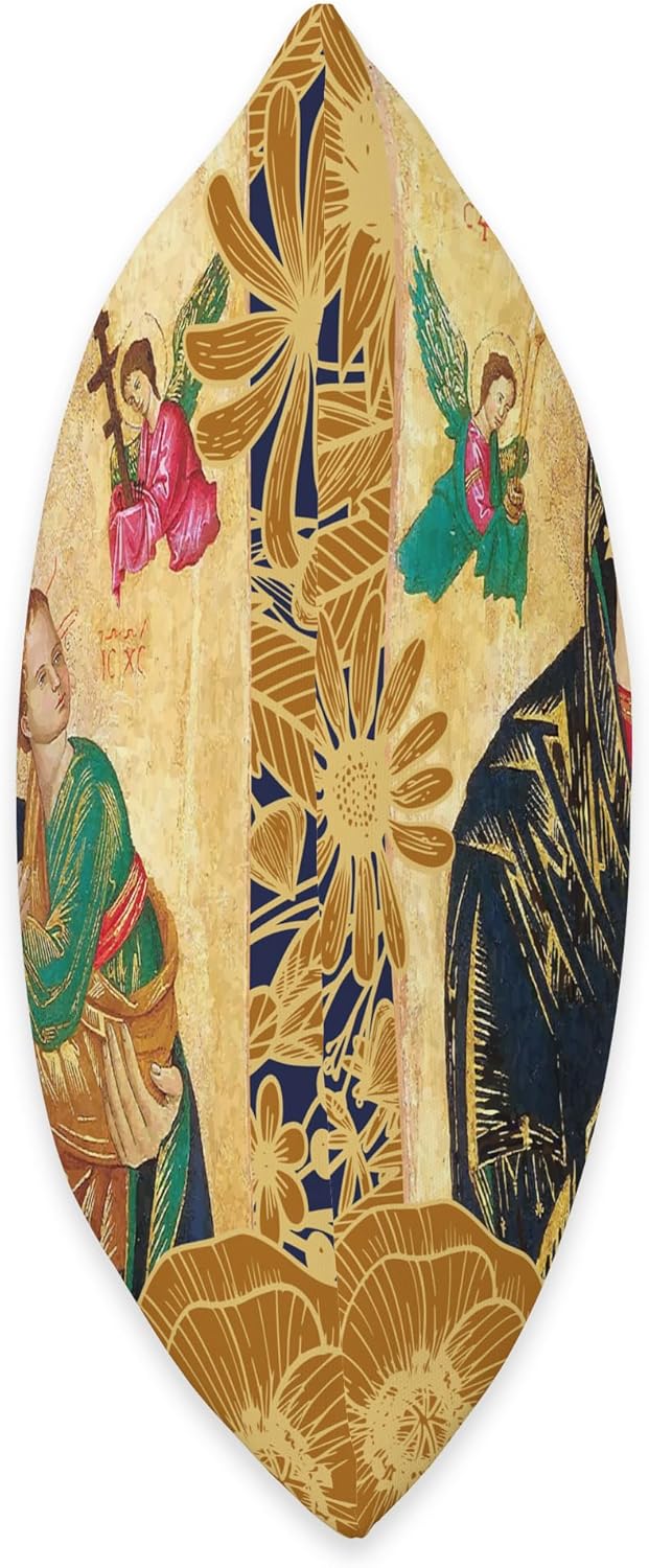 Our Lady of Eternal Help Mary Catholic Icon Throw Pillow