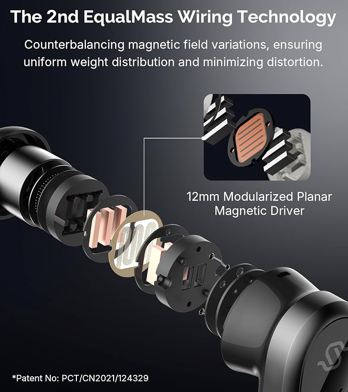 Edifier STAX Spirit S10 Planar Magnetic ANC Wireless Earbuds, IP54 image 3