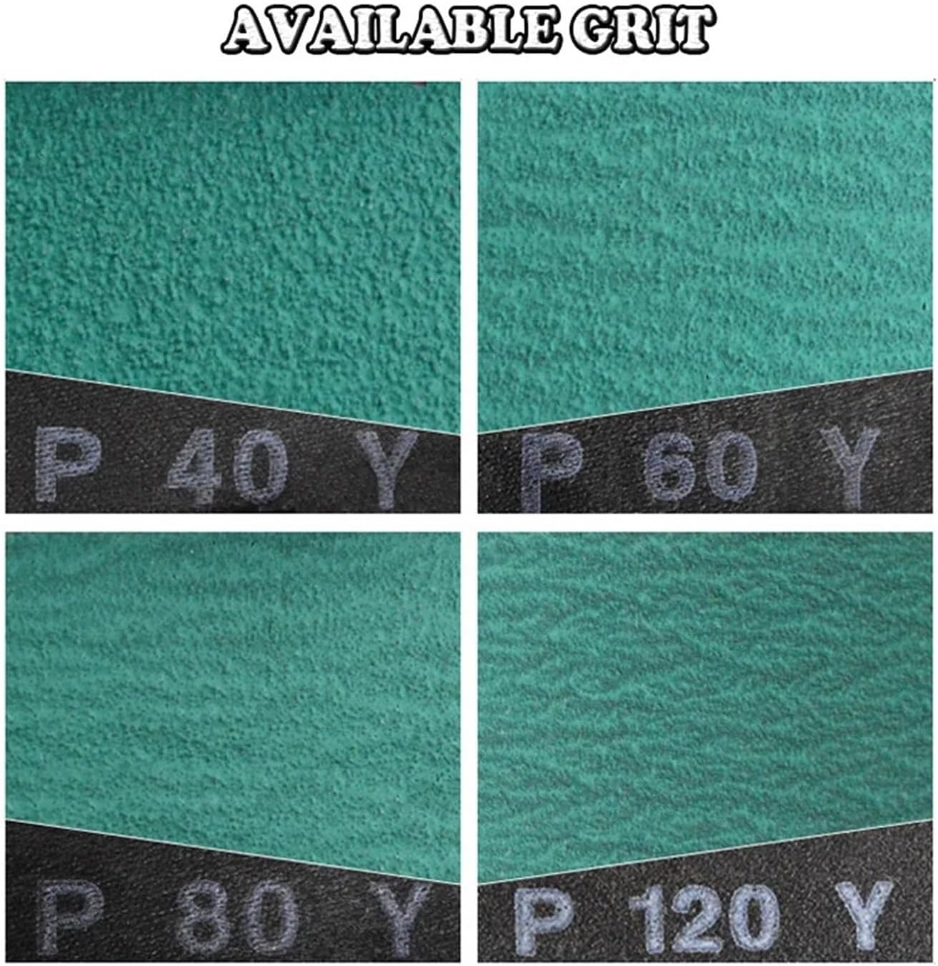 4 Pieces 1600x50mm ZA Sanding Bands 2"x63" Hard Metal Grinding Belts P40 -P120(Mix)