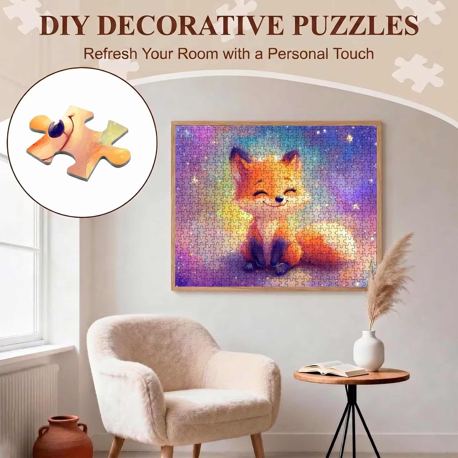 Carino Cielo stellato Puzzle 4000 Pezzi per Adulti, Puzzle in Legno - Collezione Classica con Poster Incluso - Sfida di Concentrazione e Passatempo Antistress, Gioco per Famiglia, 141 x 87 cm f0-573