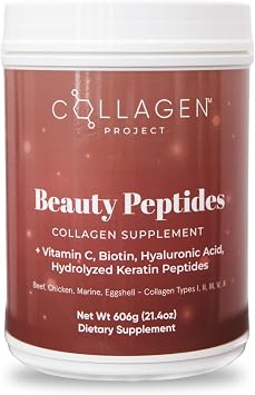 Collagen Supplement Powder for Men & Women | 6-in-1 Premium Multi-Collagen Beauty Formula | Vitamin C, Hyaluronic Acid, Biotin & Keratin | Skin, Hair & Nail Support | Luxury Daily Wellness Boost