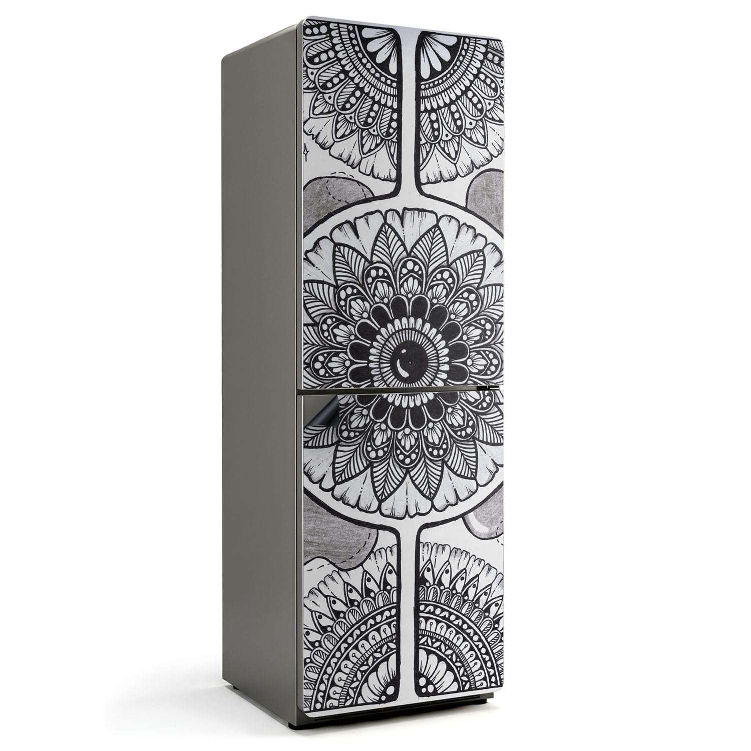 Tapis Magnétique 60x180 cm pour Cuisine à Motif Mandala