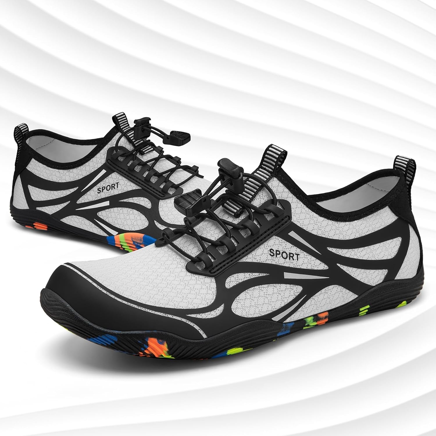 ATHMILE Water Shoes for Men Women River Shoes Adult Swim Beach Lake Pool Aqua Socks Barefoot Quick Dry for Hiking Surfing Kayaking Cruise Ship Essentials - Image 5