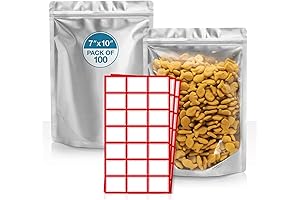 BELLE KR® 1 Quart Self-Stand Up Mylar Bags