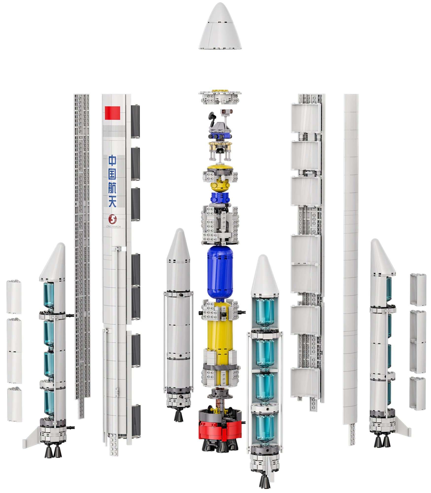 CADA 1500PC CASCI LONG MARCH 5B CARRIER ROCKET : Amazon.co.za