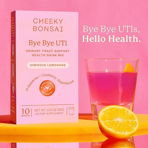 Miniatura 2 de Cheeky Bonsai Gomitas probióticas UTI y vaginales pH Balance Duo  Mezcla de bebida para alivio de la infección urinaria de acción rápida (10