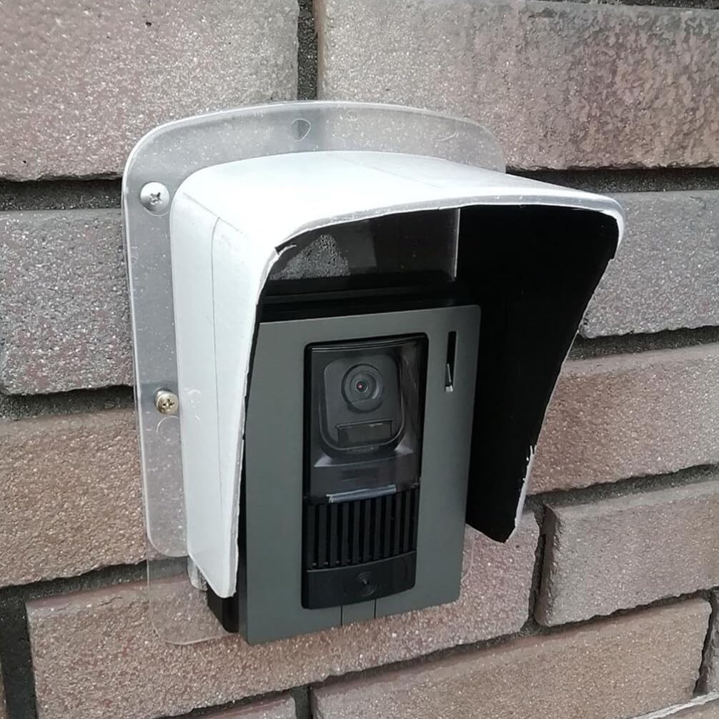 Doorbell Rain Cover Transparent Doorbell, Ring Doorbell Cover Waterproof Case Ring Doorbell Rain Shield - Image 4