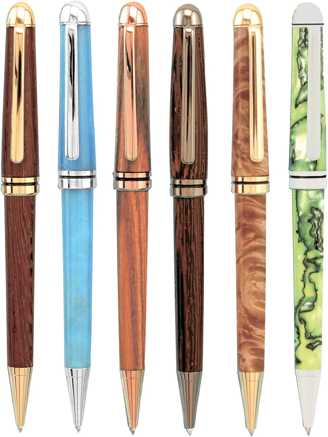 Penn State Industries PKMTFUN99 Funline Designer Twist Ballpoint Pen Kit Variety Pack Woodturning Project (30pack)