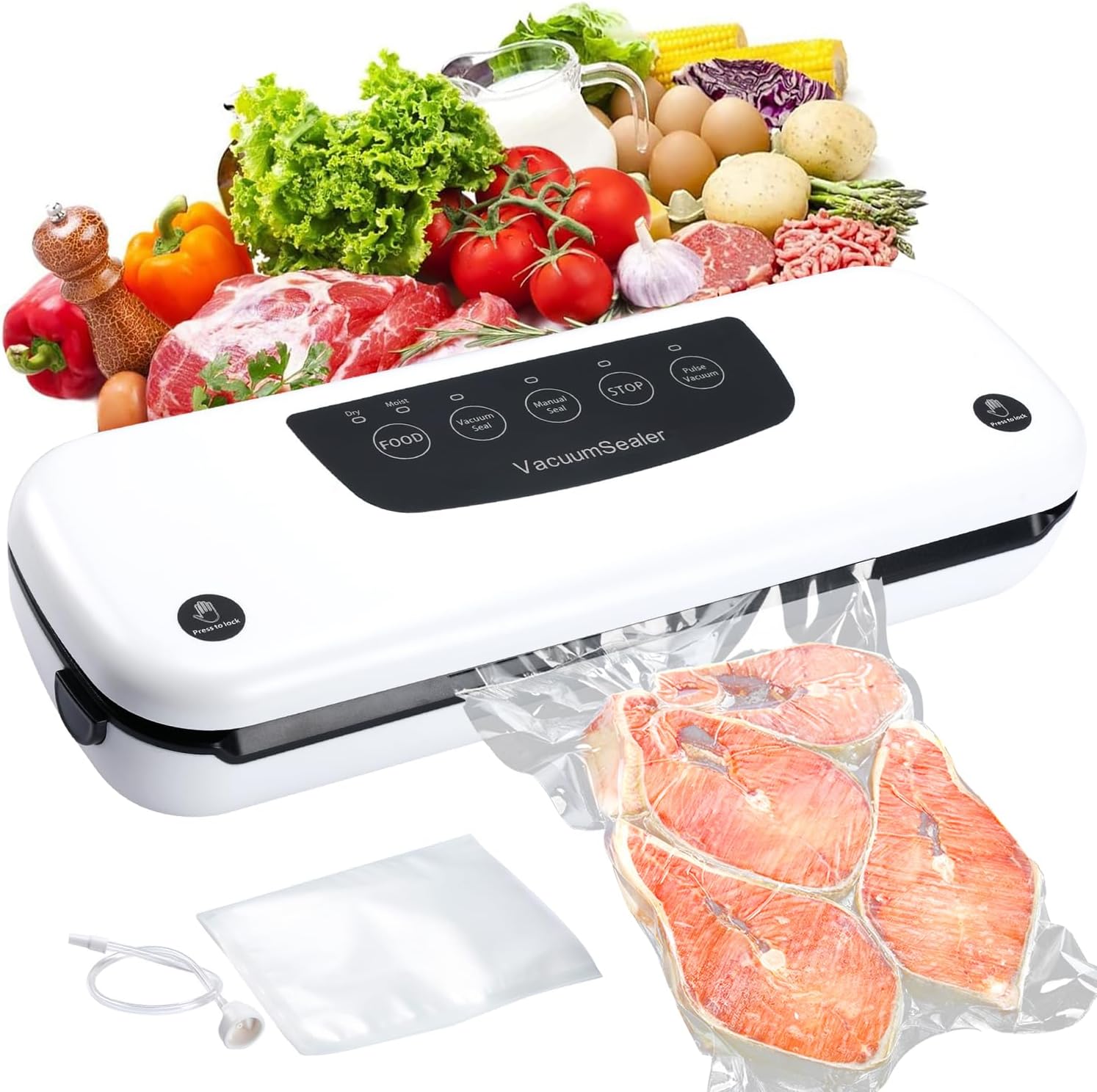 UNICOMVSX Machine Sous Vide, 60kPa Machine à Emballage Sous Vide ...