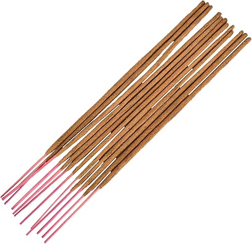 Miniatura 6 de SVATV Varilla de incienso de rosa sumergida a mano con paquete de 12 inciensos para meditación, yoga, espiritual, aromaterapia, limpieza energética