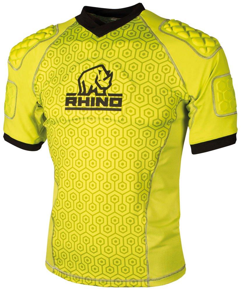 RhinoUnisex's Pro Body Protection, Fluo Yellow, M