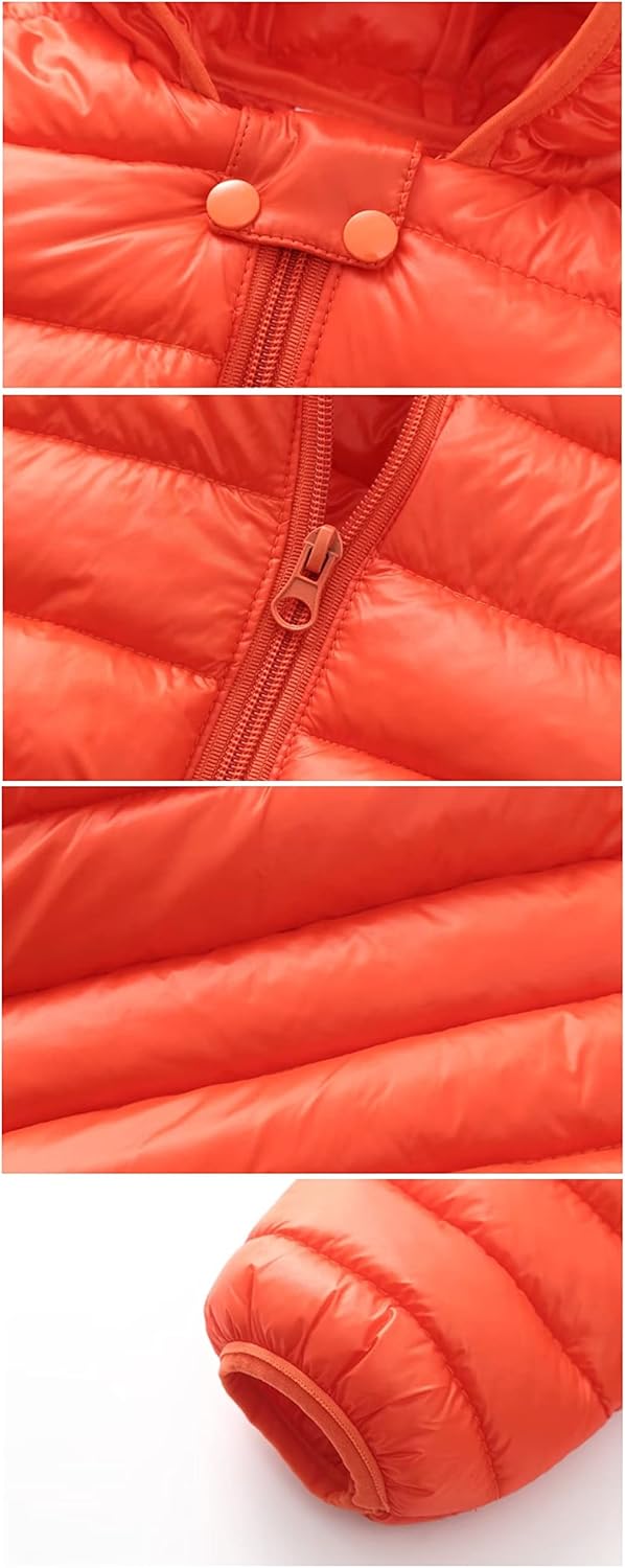 Winter Coats Puffer Padded Jacket for Toddler Boys Girls Kids Light Outwear Cute Bear Ears with Hoods Clothing - Image 3