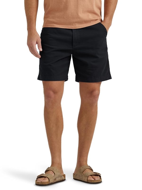 Wrangler Authentics Men's Flat Front Short, George Black, 36W x 9L by Wrangler Authentics - Used condition - US$17.75